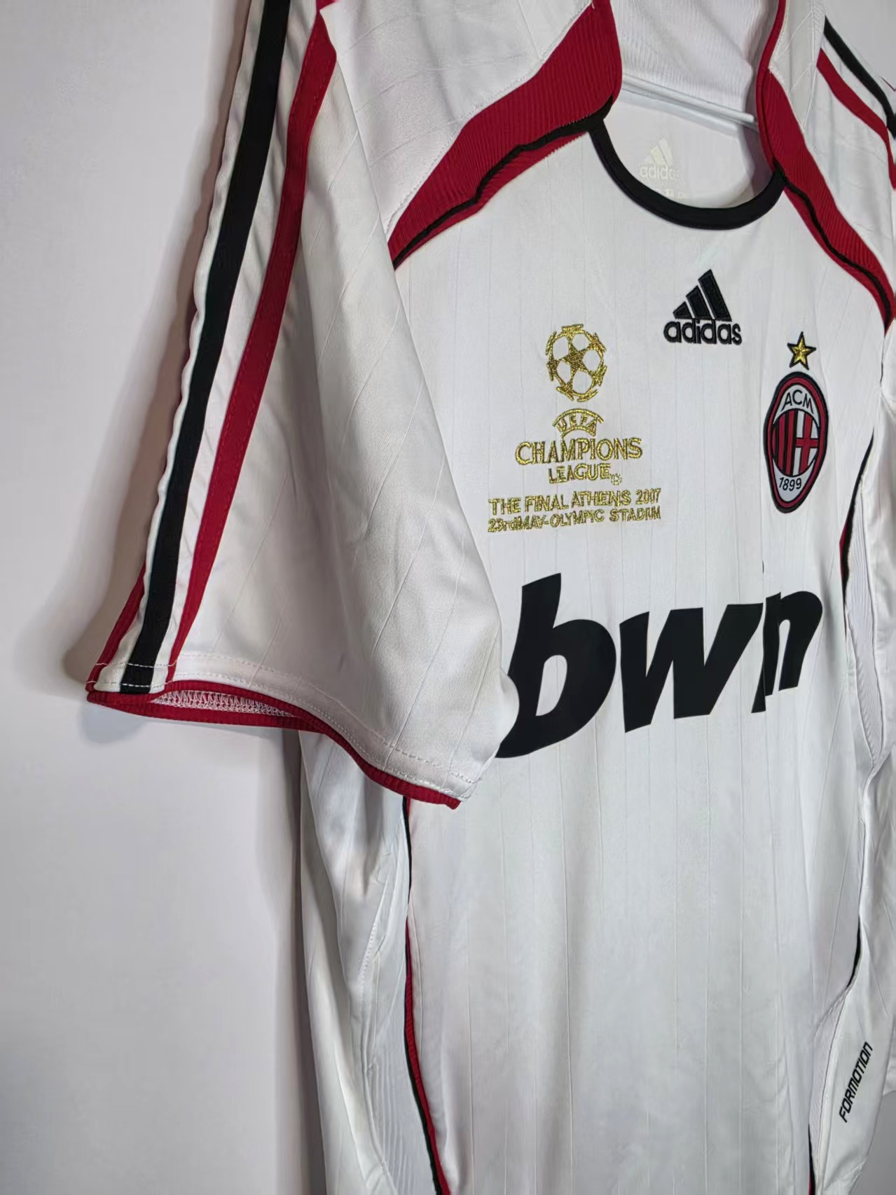 AC Milan 2007 Champions League Final Away Jersey