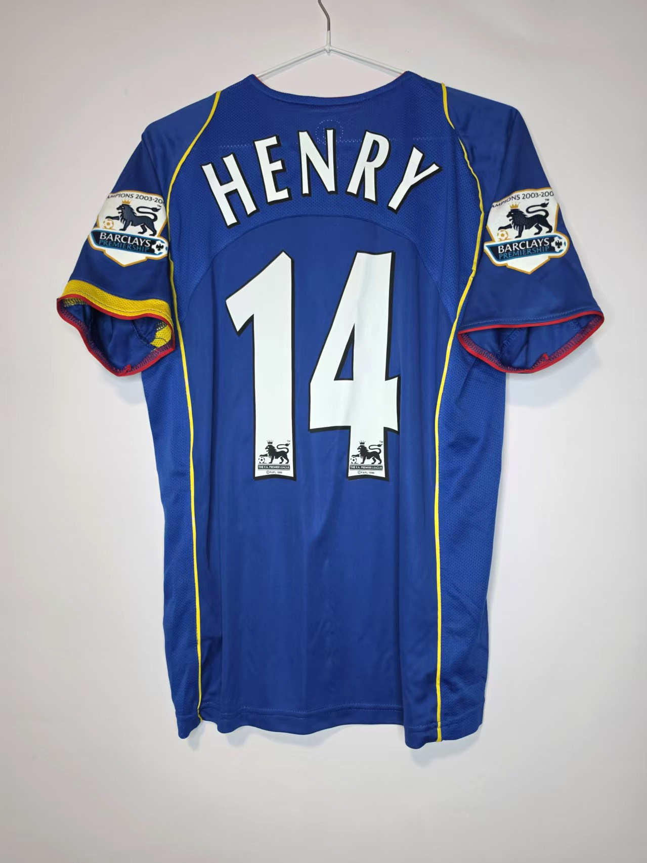 Arsenal 2003/04 Henry #14 Third Jersey back view