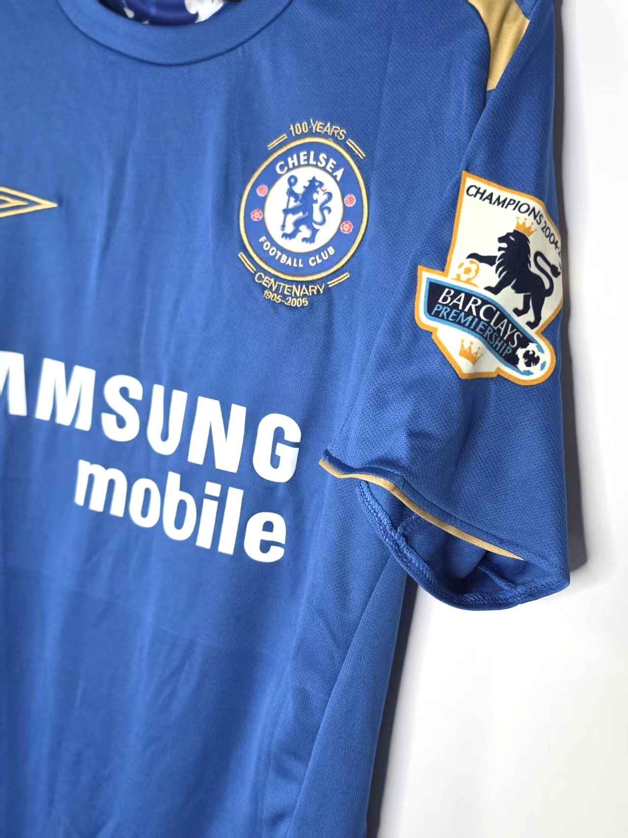 Chelsea 2005/06-Inspired Drogba 15 Centenary Retro Jersey
