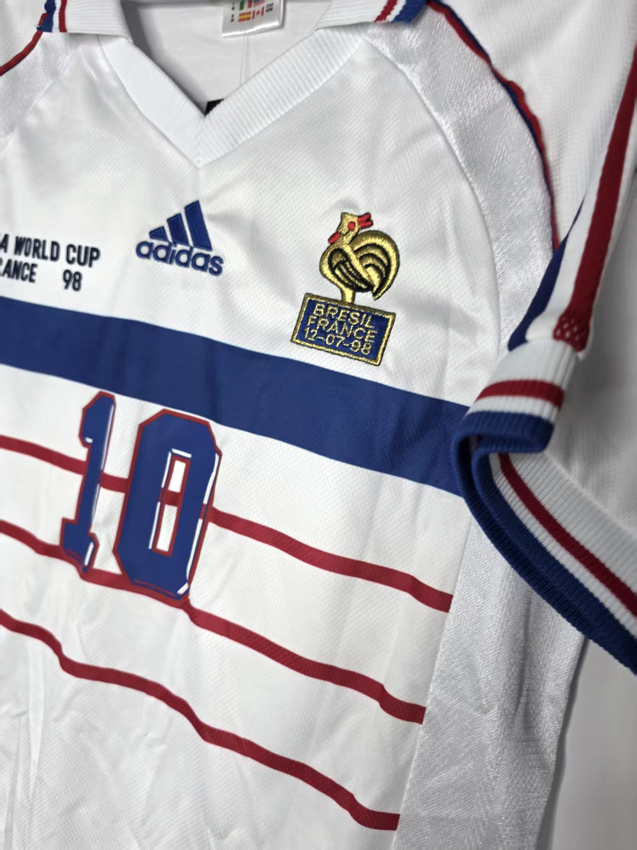 France 1998-Inspired Zidane 10 Away Retro Jersey