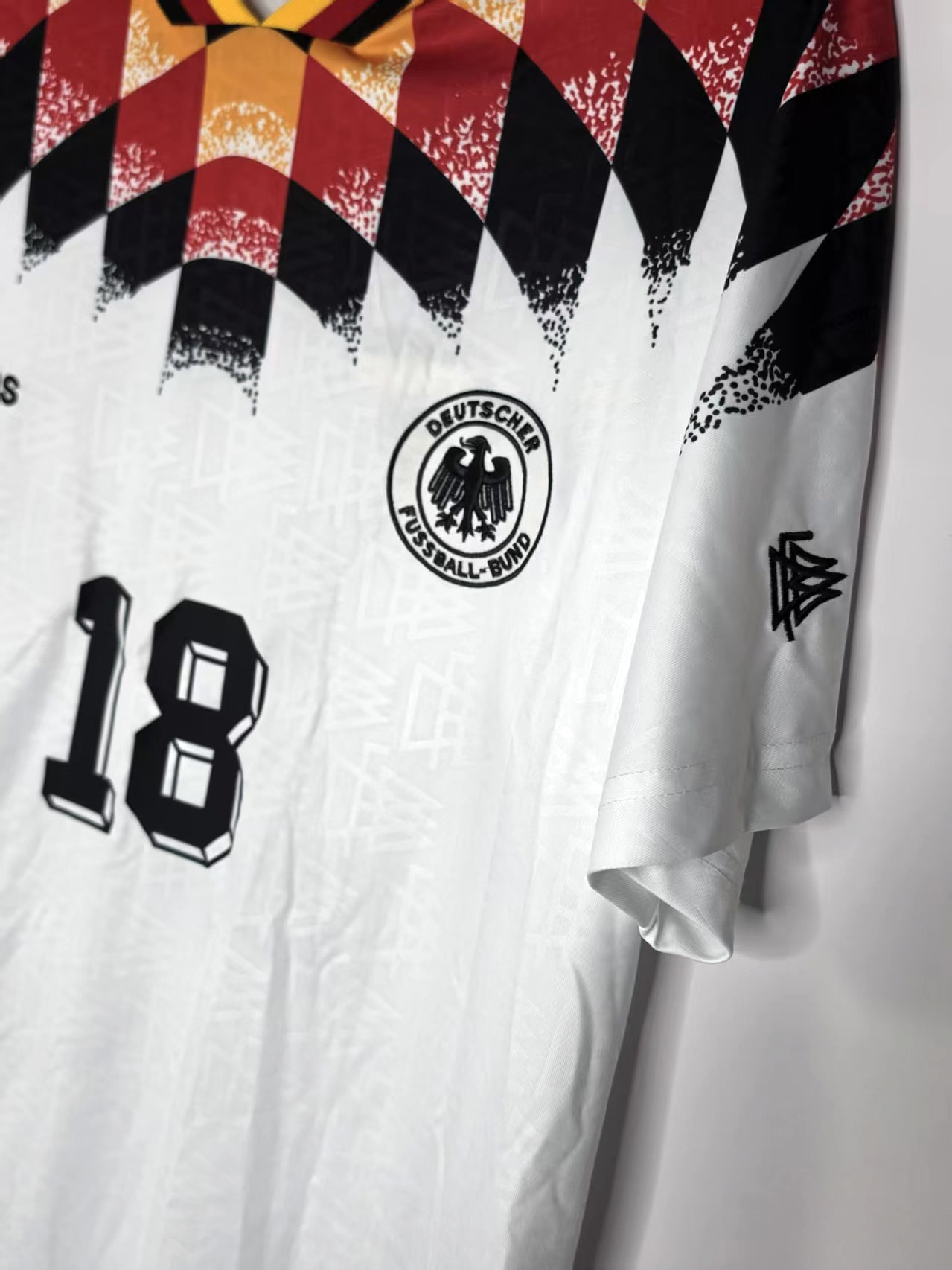 Germany 1990-Inspired Klinsmann 18 Home Retro Jersey