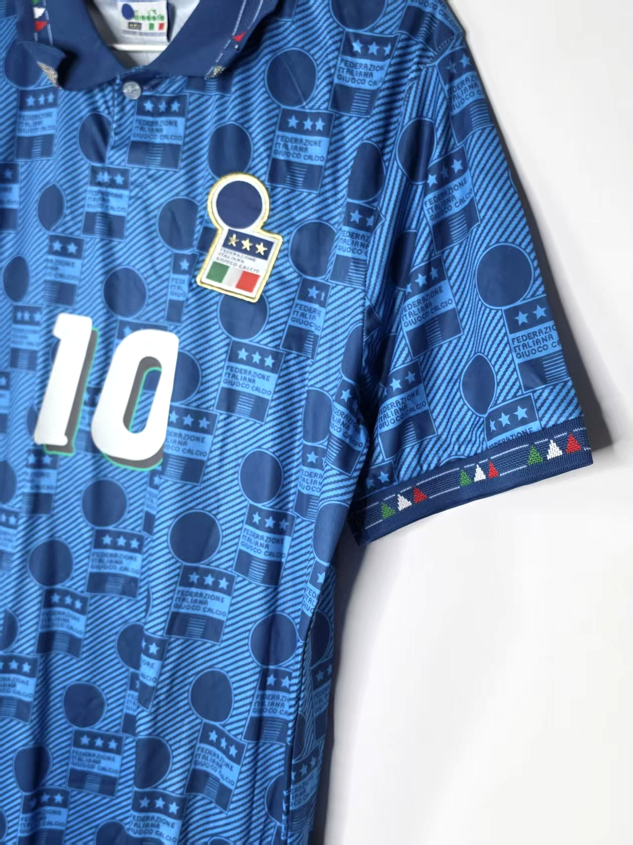 Italy 1994-Inspired R. Baggio 10 Home Retro Jersey
