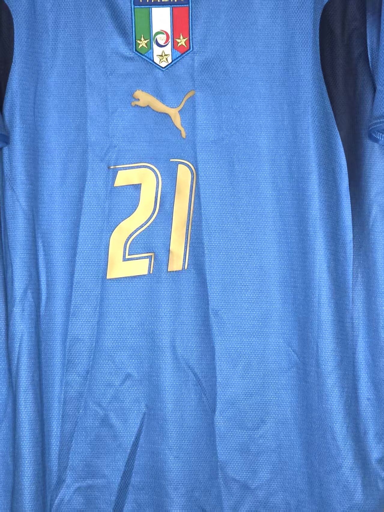 Italy 2006-Inspired Pirlo #21 Retro Jersey