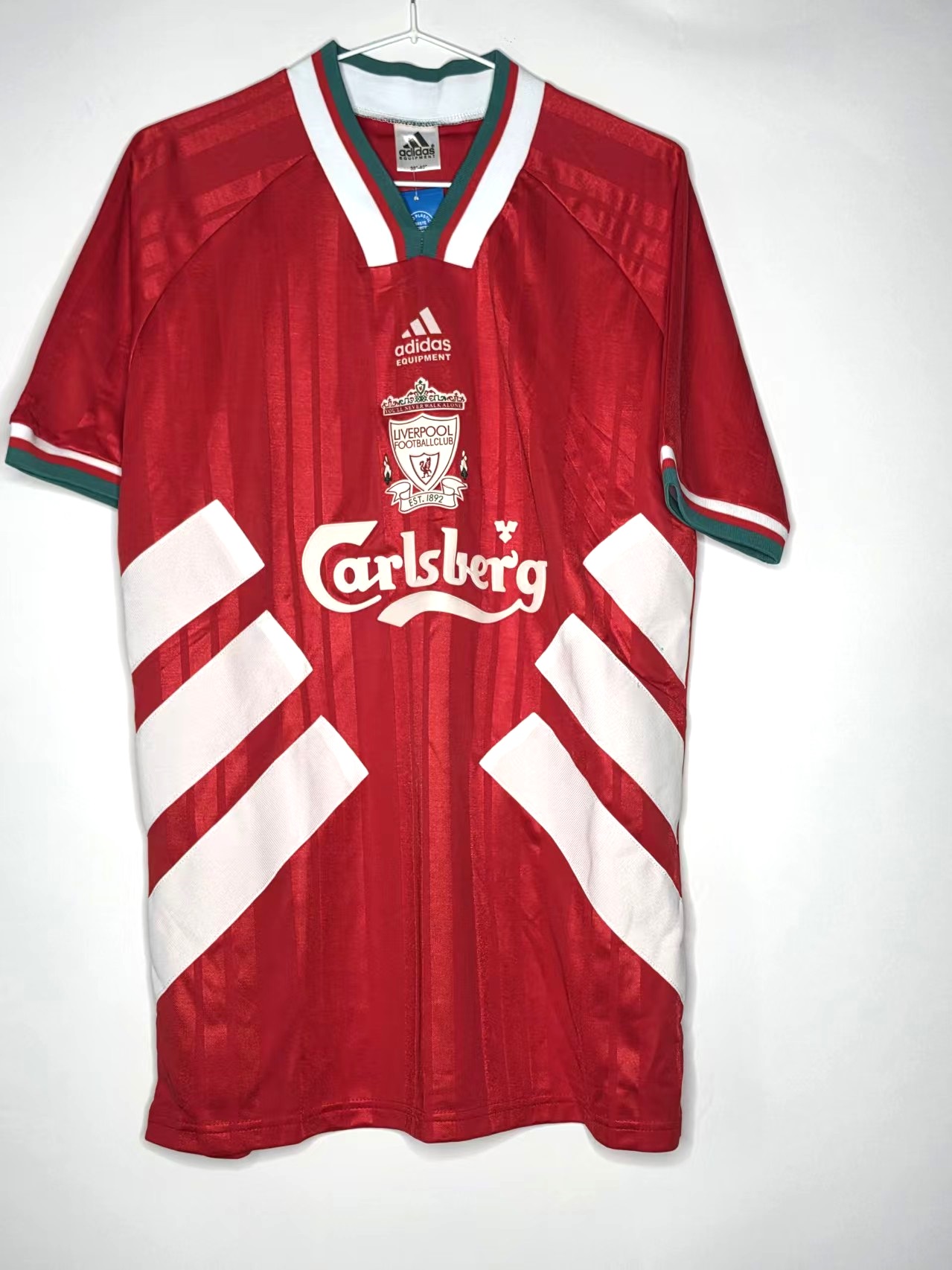 Liverpool 1995/96-Inspired Red Home Retro Jersey front view