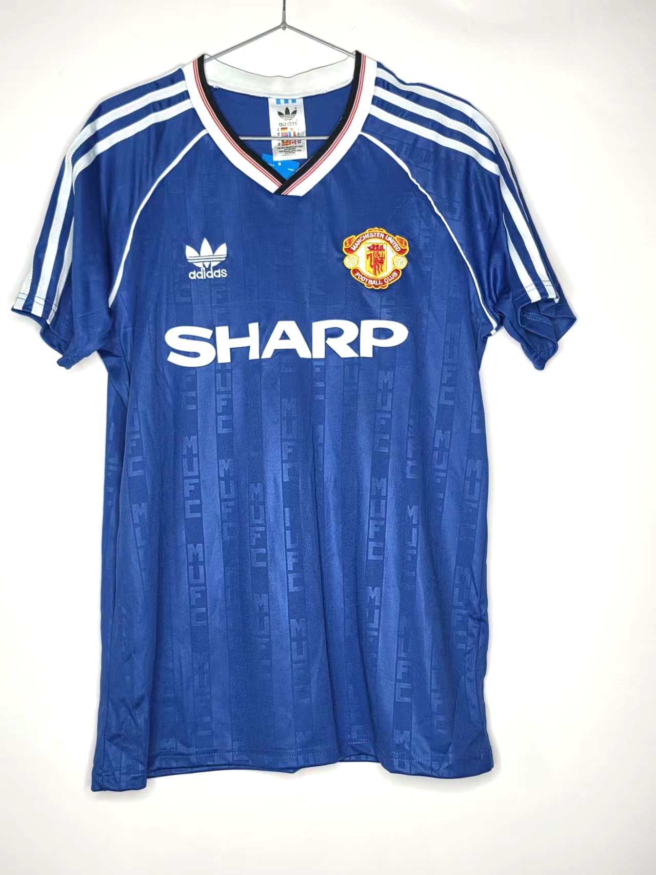 Manchester United 1992/94-Inspired Blue Away Retro Jersey