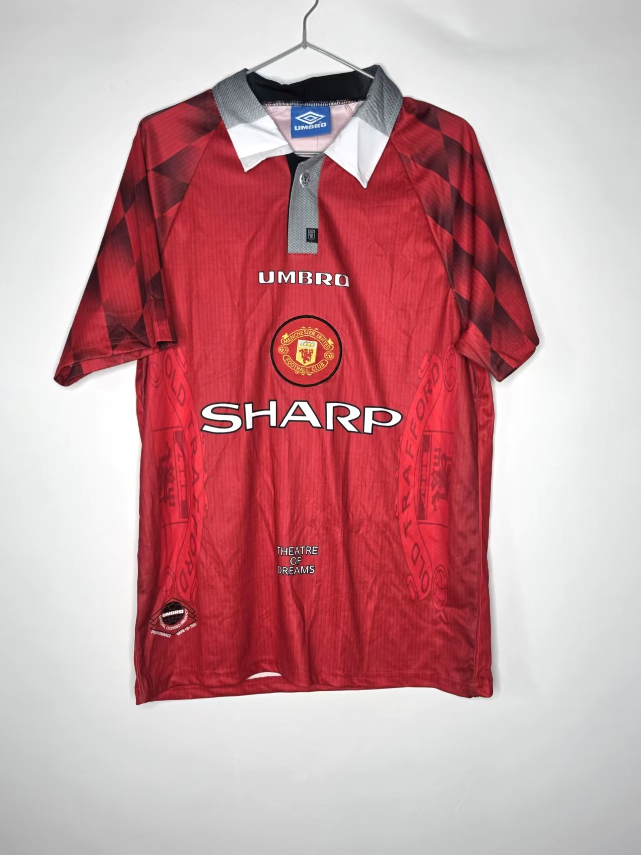 Manchester United 1994/96-Inspired Home Retro Jersey front view