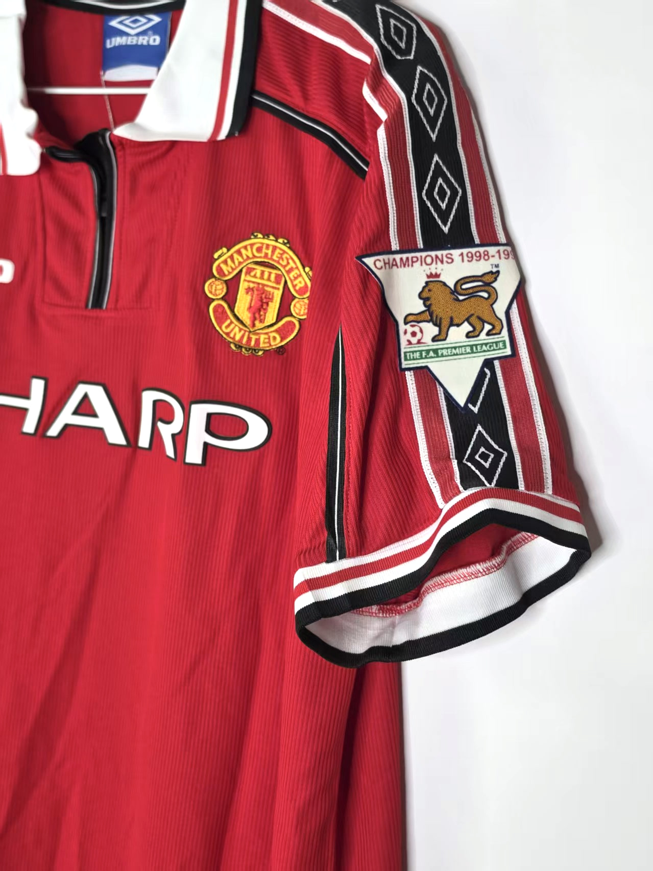 Manchester United 1998/99-Inspired Beckham 7 Home Retro Jersey