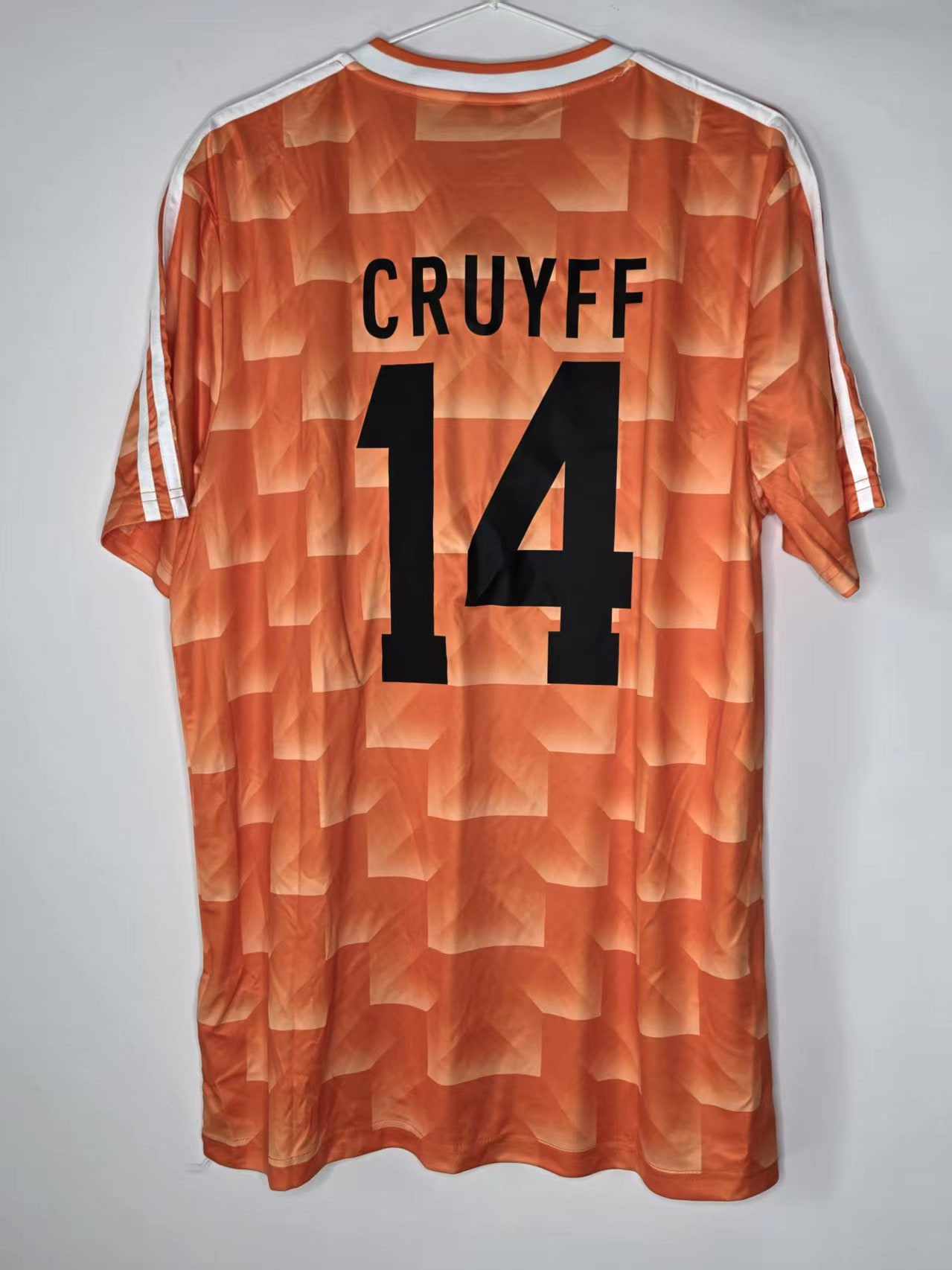 Netherlands 1974-Inspired Cruyff 14 Retro Jersey back view