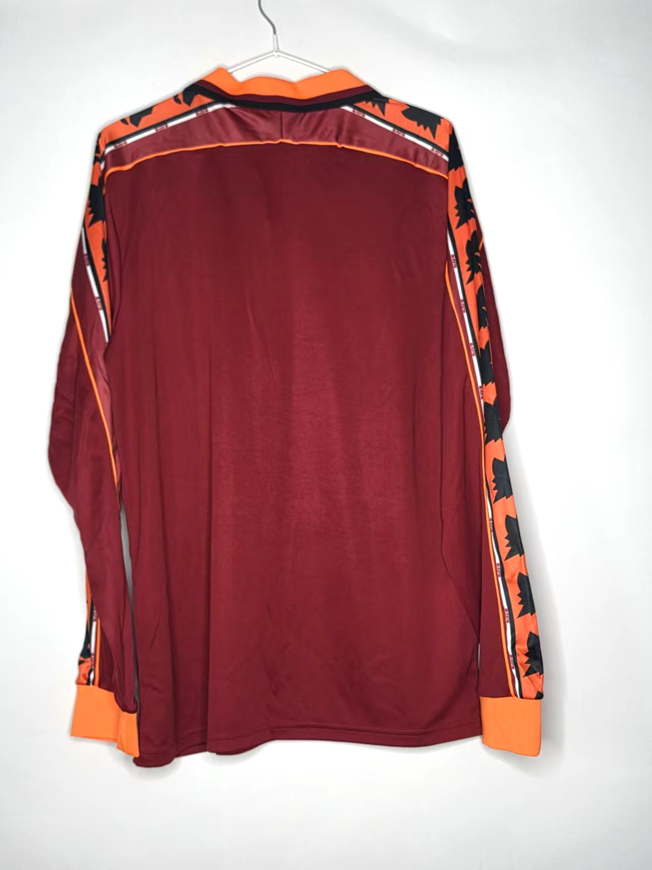 Roma 2000/01-Inspired Claret Long-Sleeve Retro Jersey