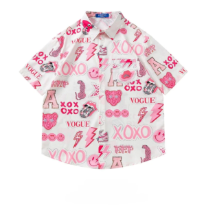 Cartoon Pink Shirt